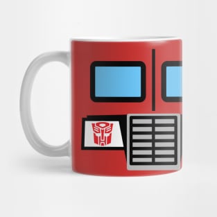 Minimalist Optimus Prime Mug